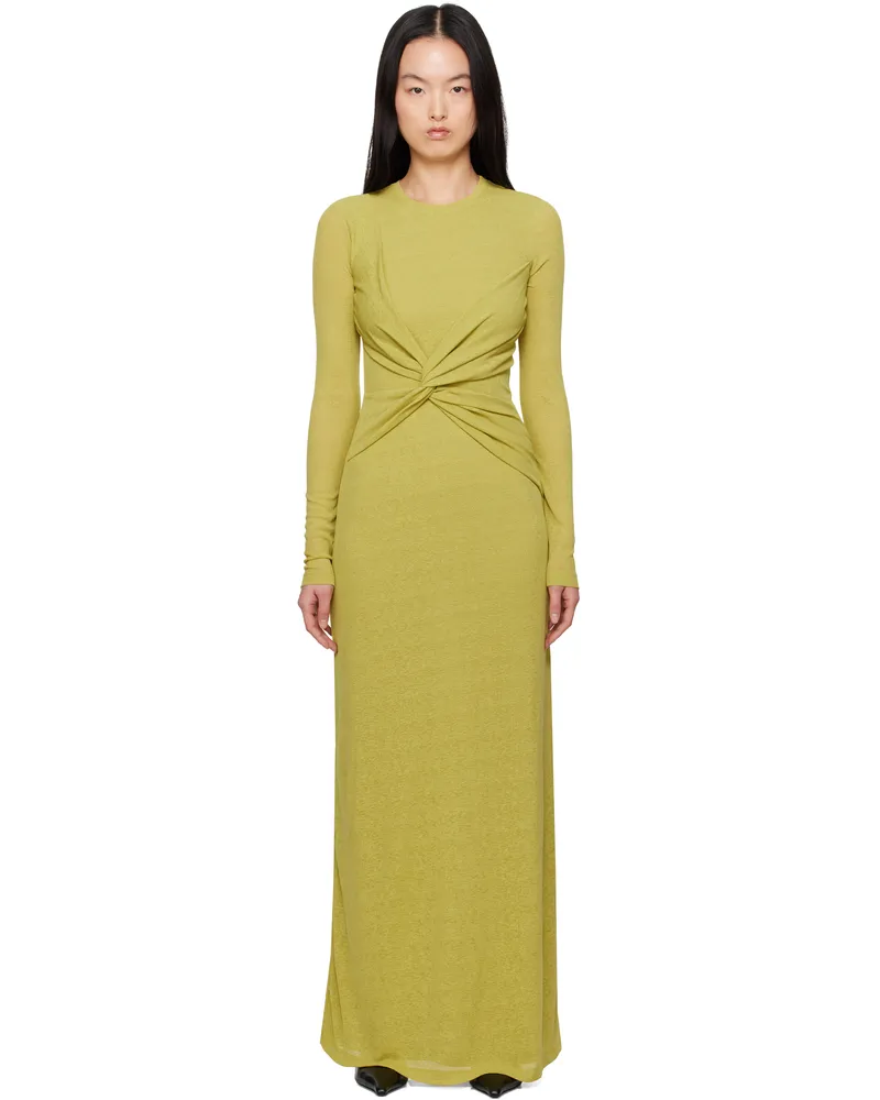 Nanushka Green Rozal Maxi Dress Grn