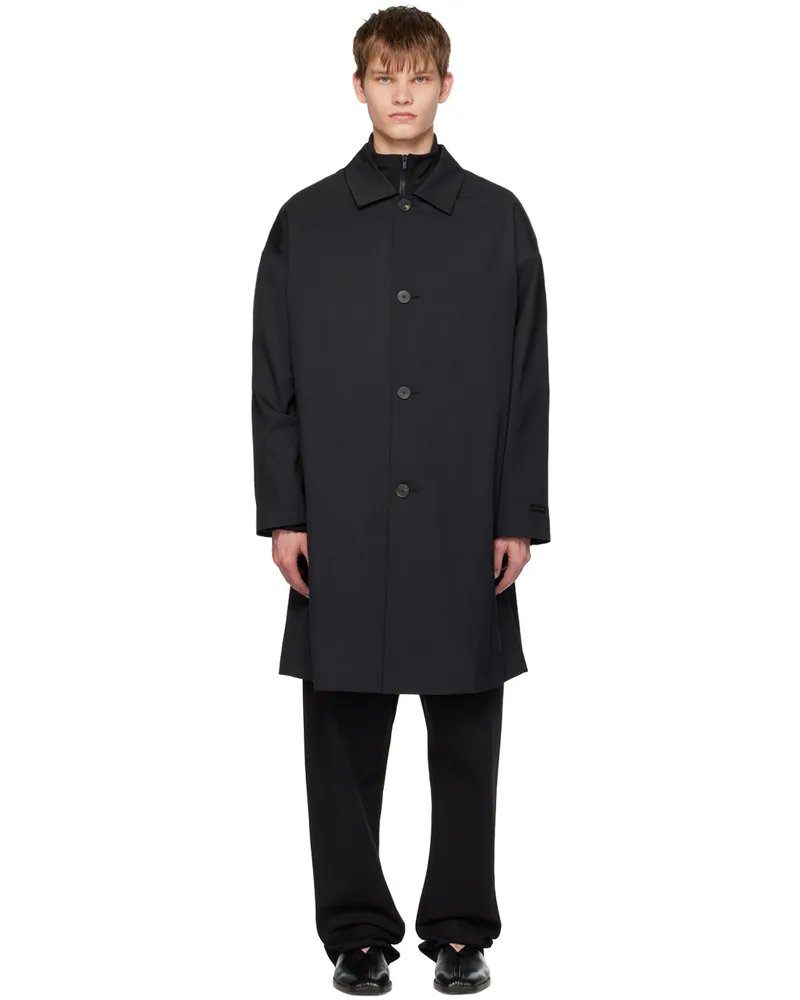 Fear of God Black Car Coat Black