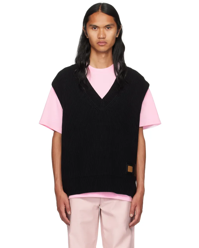 J.W.Anderson Black Sim Card Vest 999