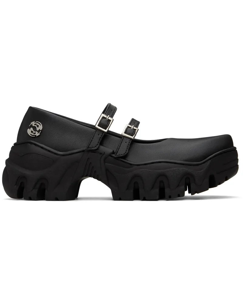 Rombaut Black Boccaccio II MJ Ballerina Flats Black