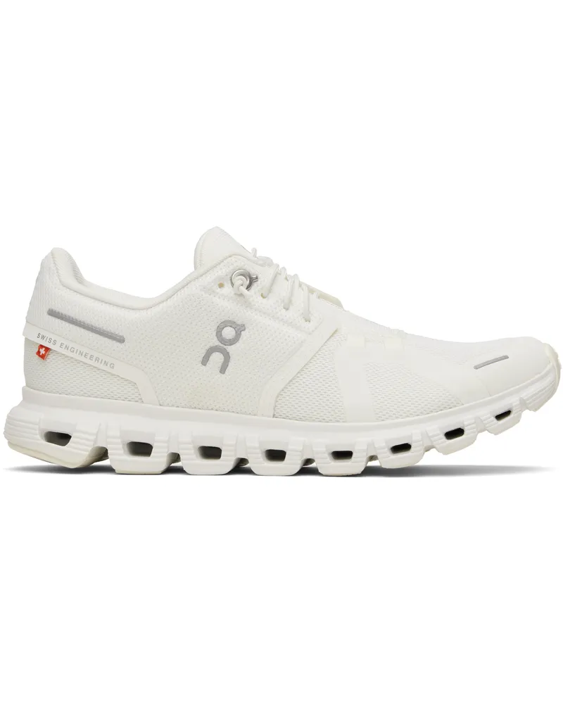 ON White Cloud 6 Sneakers White