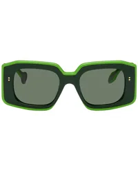 J.W.Anderson SSENSE Exclusive Green Bumper Sunglasses 575