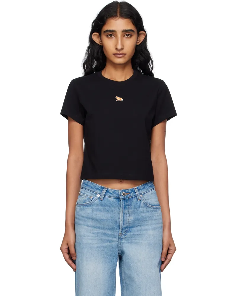 Kitsuné Black 'Baby Fox' Baby T-shirt P199