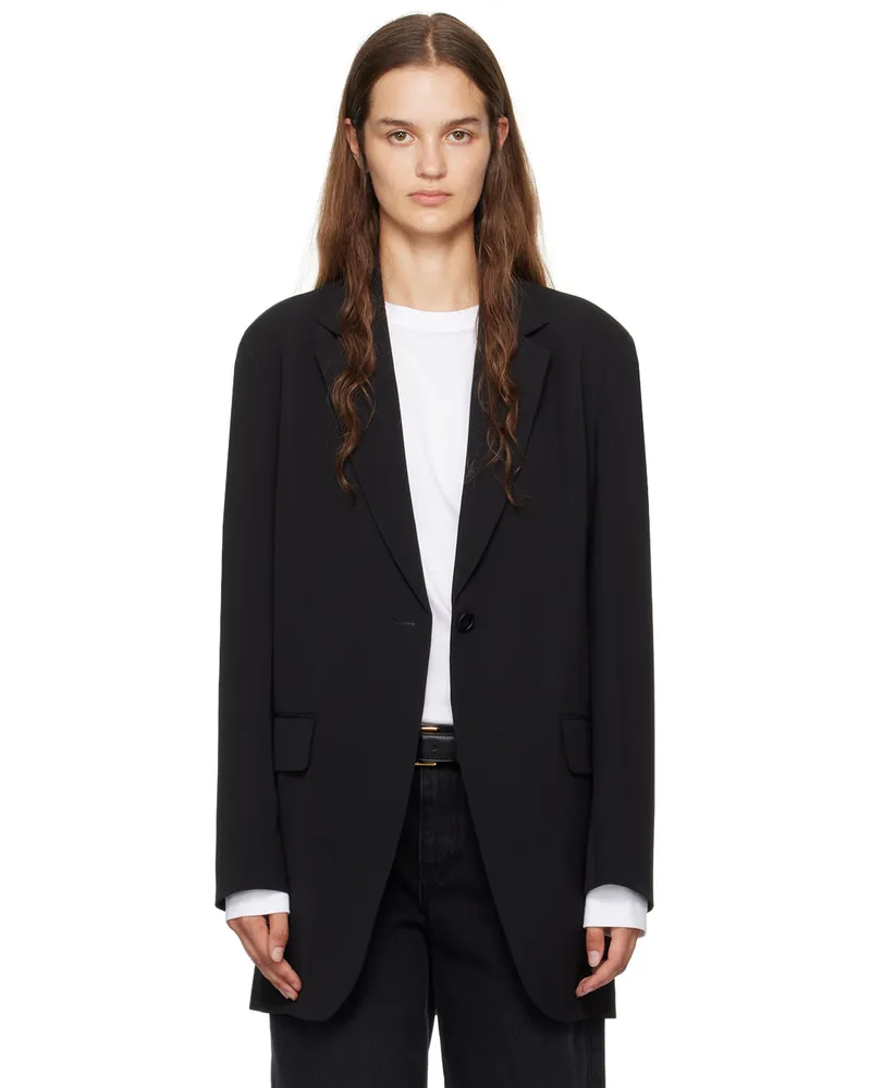 The Row Black Obine Blazer Blk
