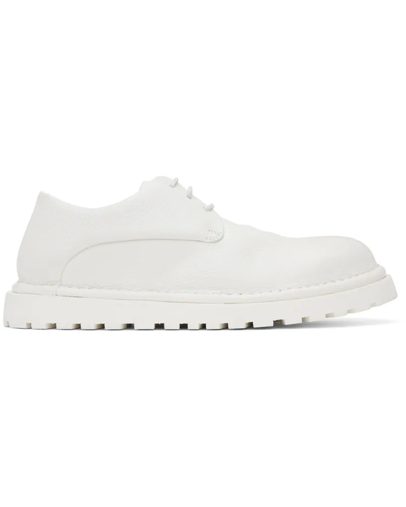 Marsèll White Gomme Pallottola Pomice Derbys White