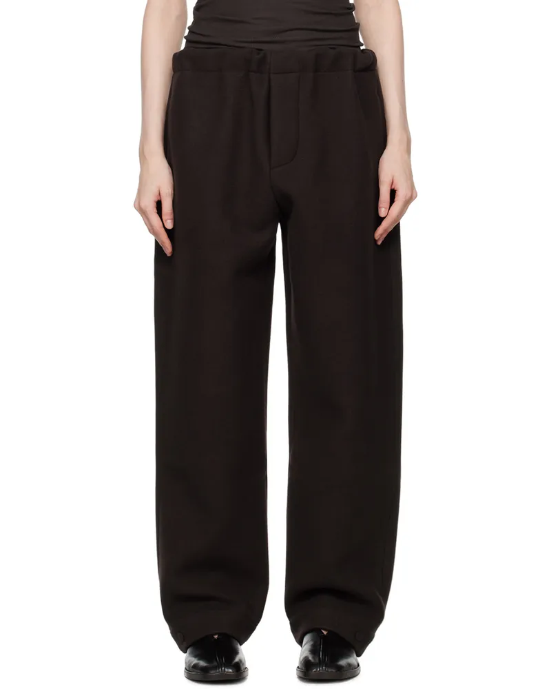 Meta Campania Collective Brown Ed Unlined Trousers Dark