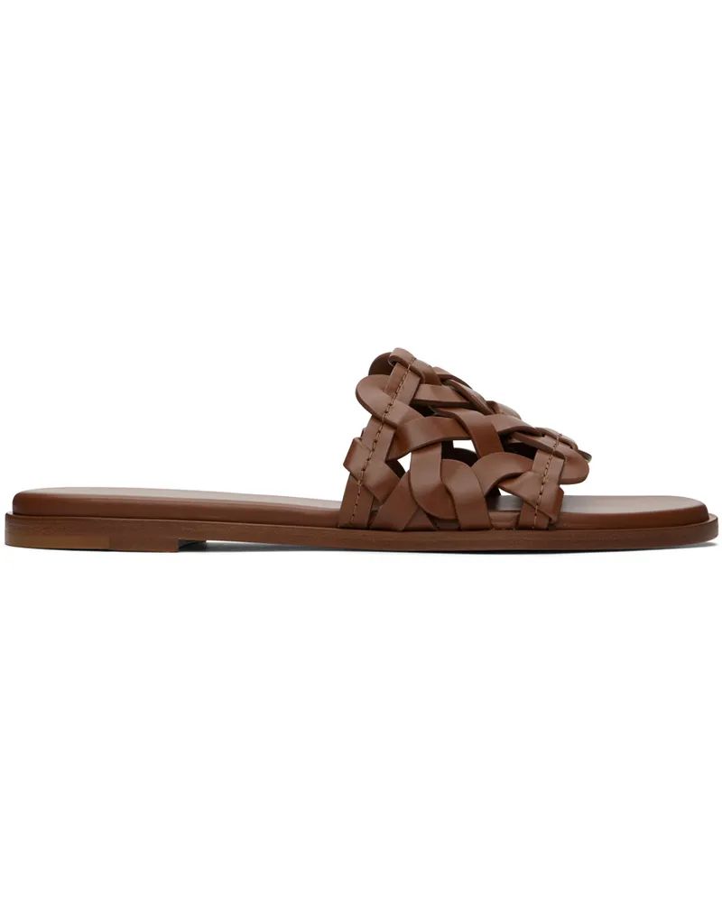 Gianvito Rossi Brown Amalfi Sandals Hava