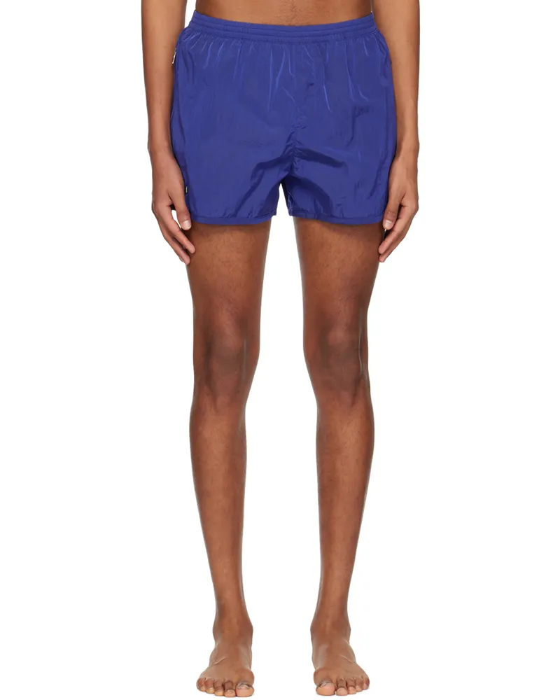 TRUE TRIBE Blue Short Steve Swim Shorts Blue