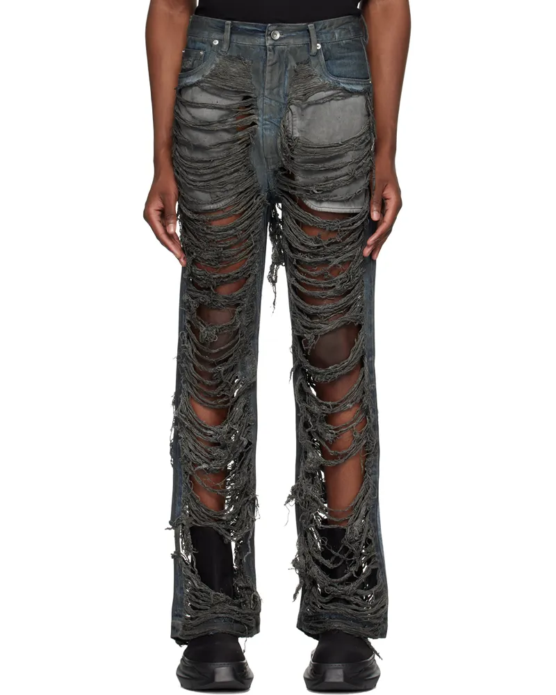 DRKSHDW by Rick Owens Gray Geth Jeans Drkdust