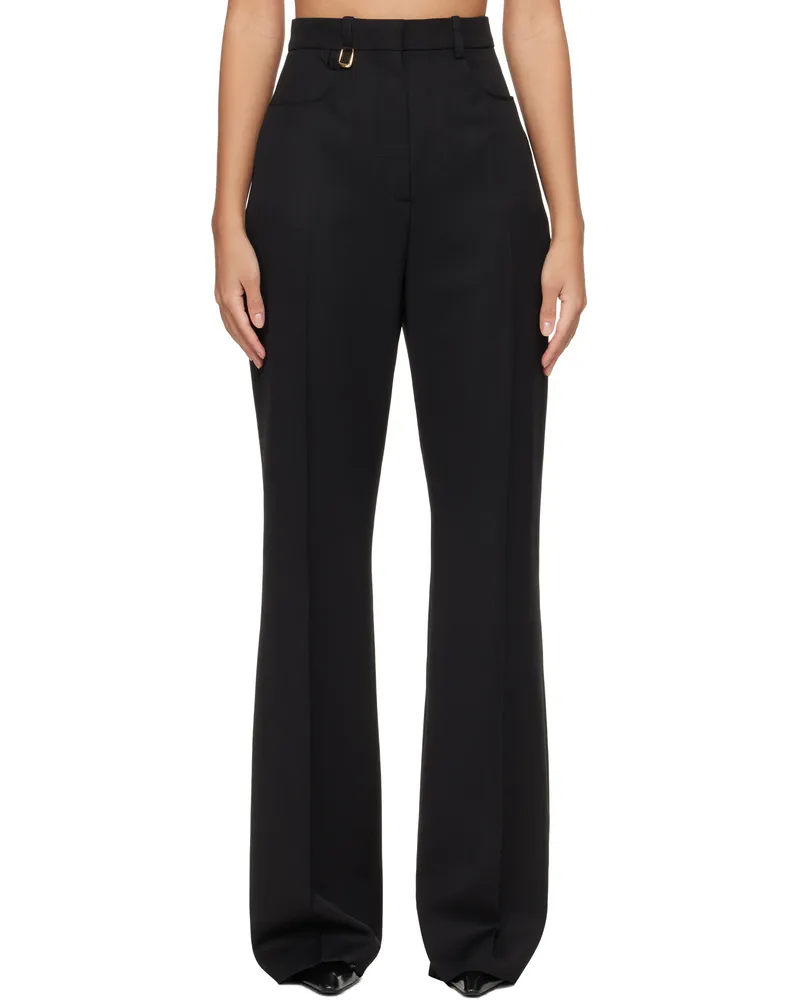 Jacquemus Black La Casa 'The Sauge' Trousers 990