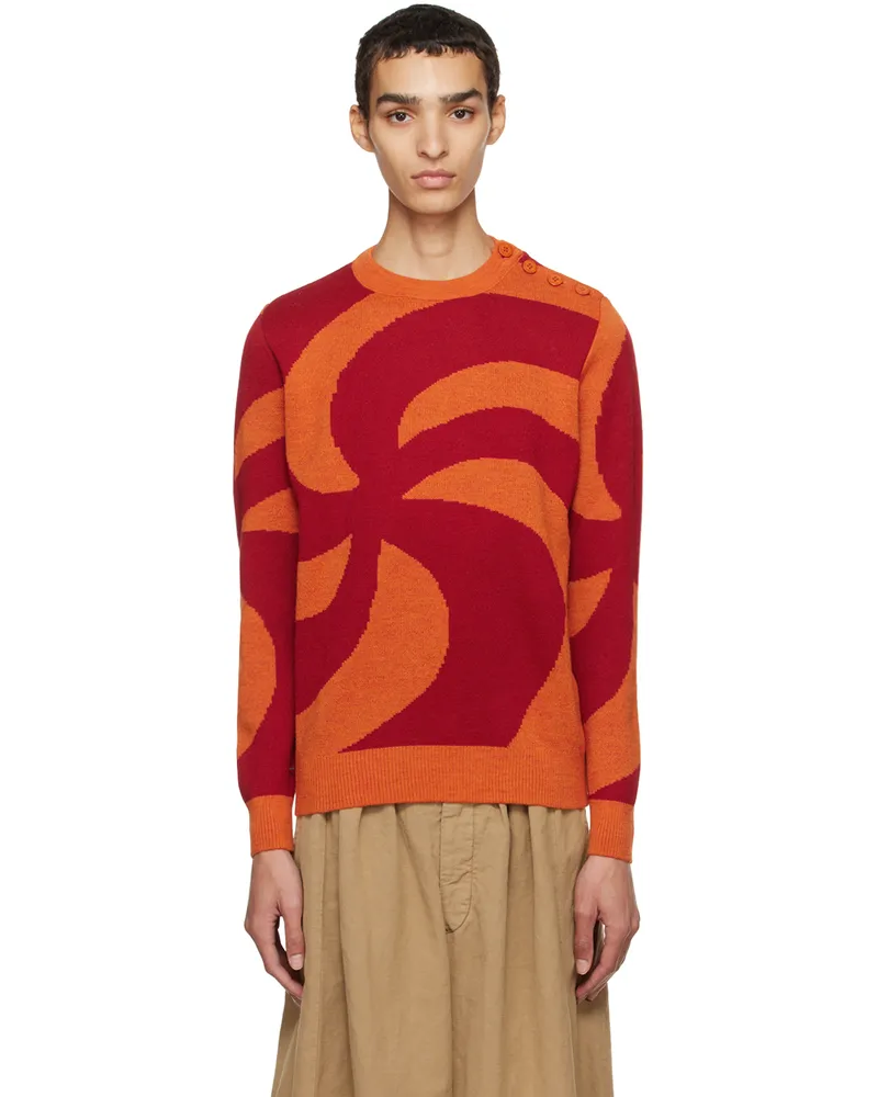 Soulland Orange Armor Lux Edition Sweater Orange