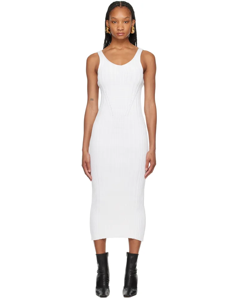 KHAITE White 'The Ottilie' Midi Dress 183