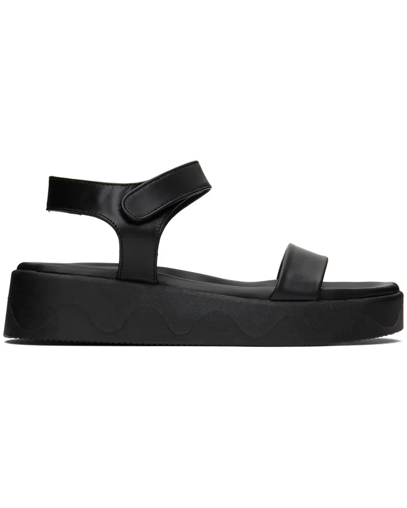Ancient Greek Sandals Black Salamina Sandals All
