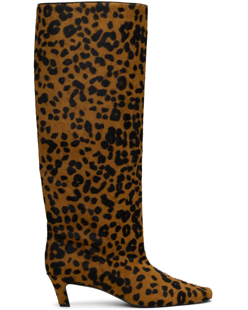 Totême Black & Brown 'The Wide Shaft' Boots 207