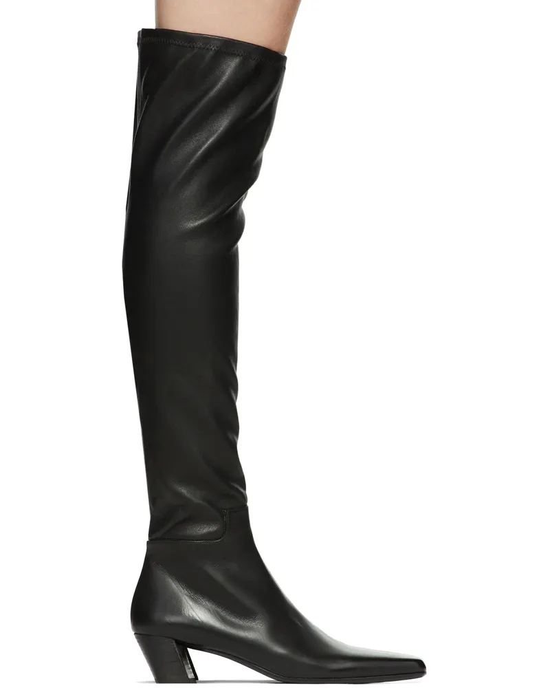 Marsèll Black Pannelletto Estiva Boots 666