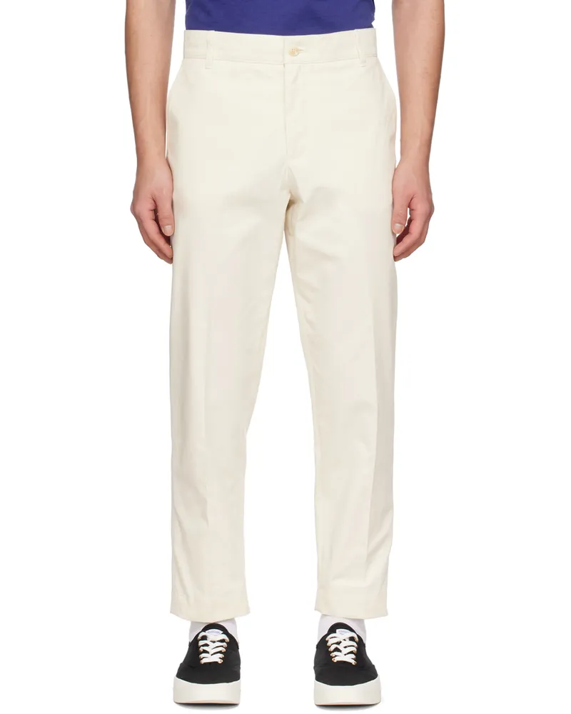 Kitsuné Off-White Creased Trousers P704