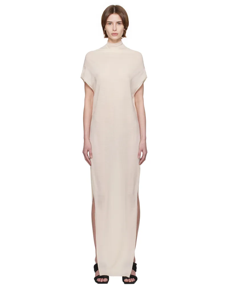 Rick Owens Off-White Hollywood Crater Maxi Dress 41