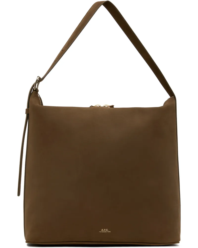 A.P.C. Brown Vera Tote Caa