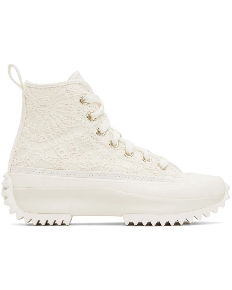 Converse Off-White Run Star Hike Sneakers Egret