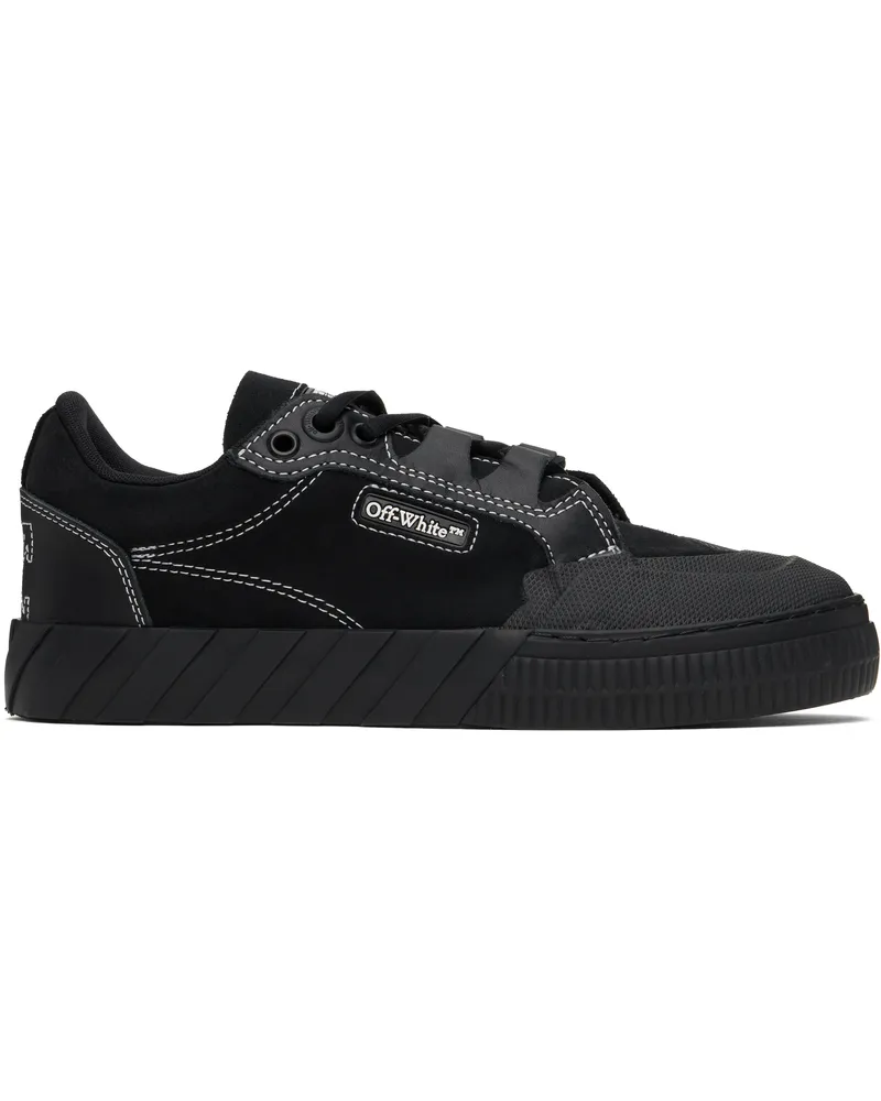 OFF-WHITE Black Leather Vulcanized 779 Sneakers vulcanized