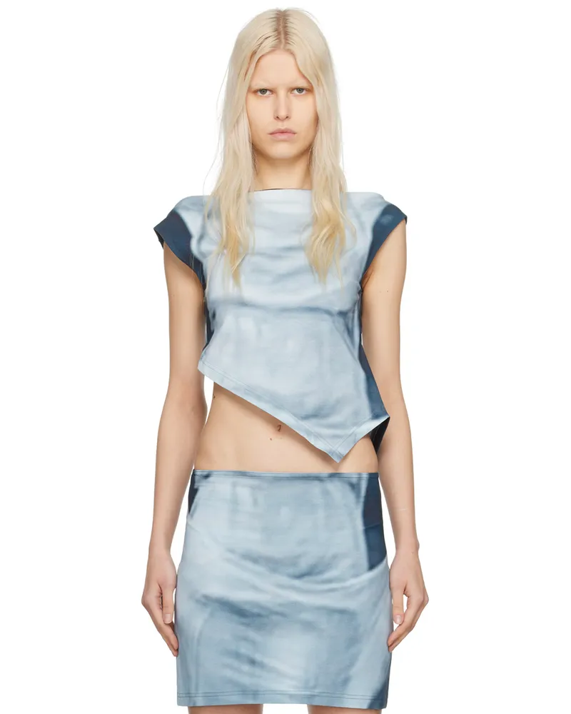 ELLISS SSENSE Exclusive Blue Serenity Tank Top Blue