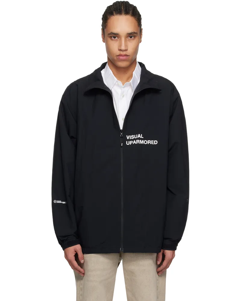 WTAPS Black Track Nylon Tussah Pertex Jacket Black