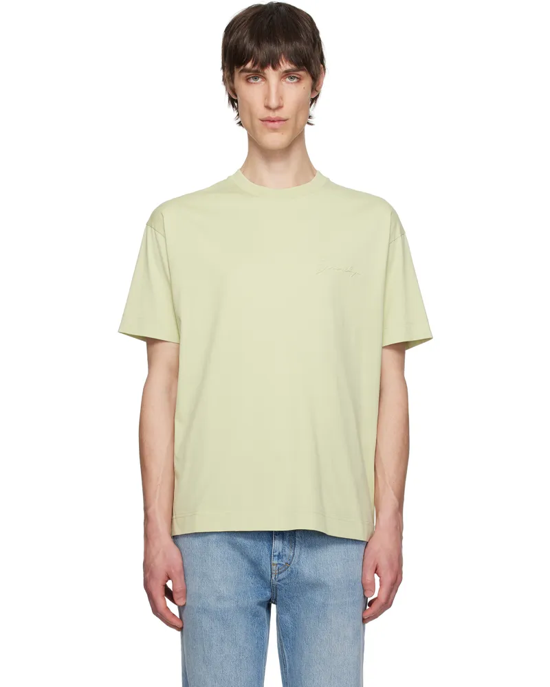 Givenchy Green 'GIVENCHY' Signature T-shirt 349-salvia