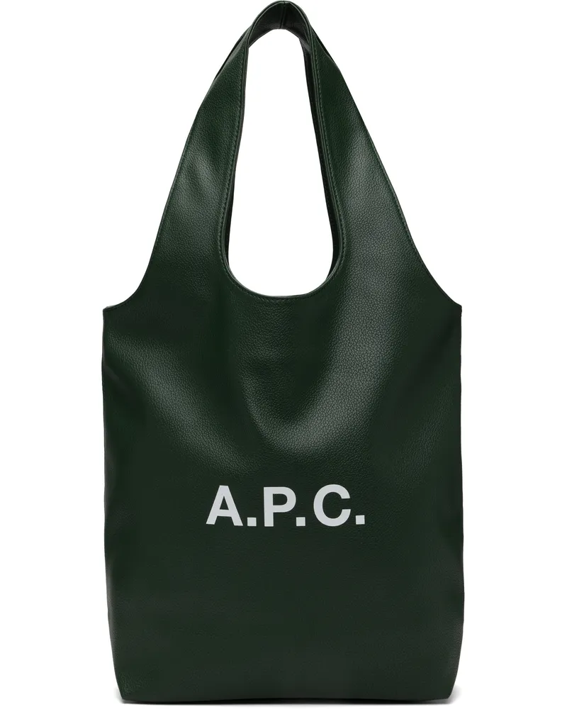 A.P.C. Green Ninon Small Tote Kaf