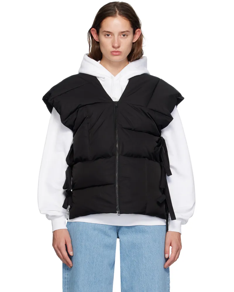 Kenzo Black Kenzo Paris Sleeveless Puffer Jacket 99