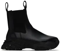 Black Romper Chelsea Boots