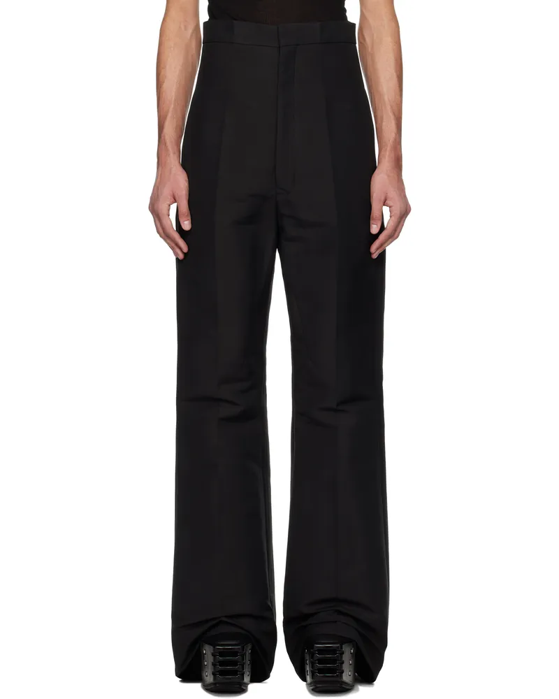 Rick Owens Black Hollywood Dirt Bolan Trousers 09