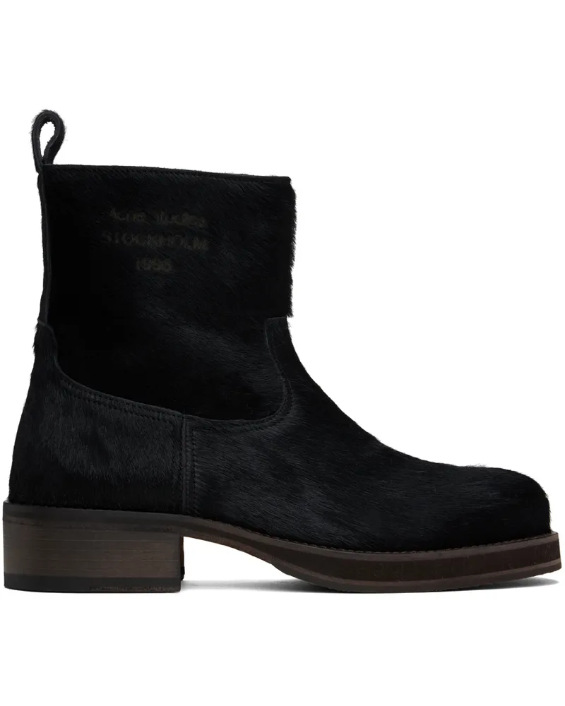 Acne Studios Black Besare Boots 900