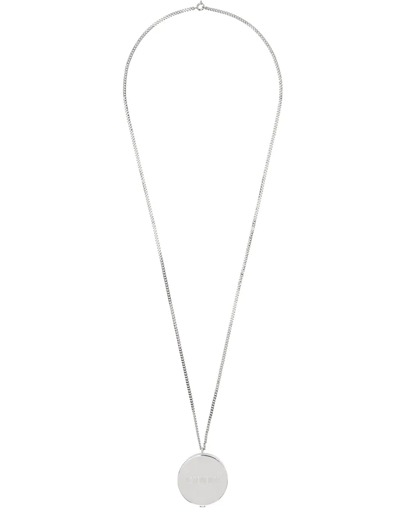 VETEMENTS Silver Pendant Necklace Silver