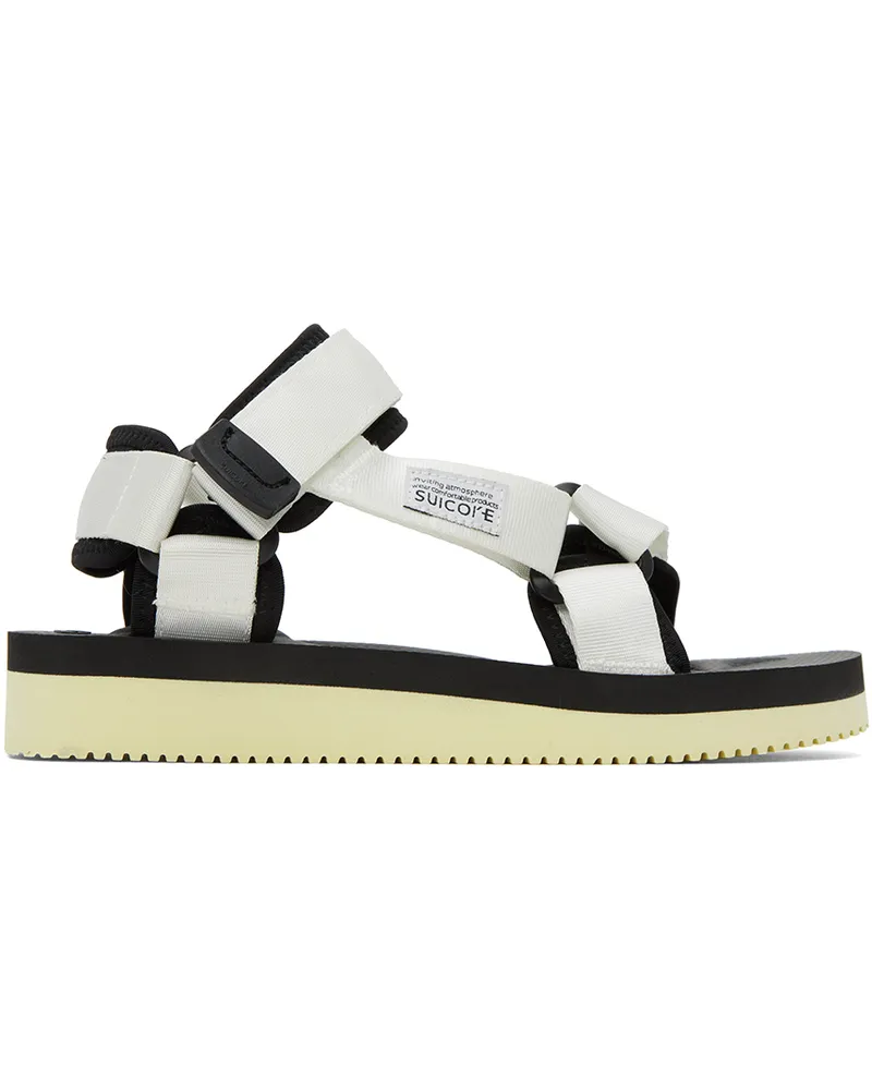 SUICOKE White & Black Depa-V2 sandals White