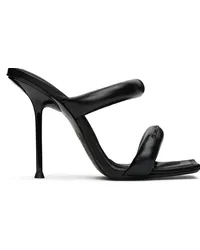 Alexander Wang Black Julie Tubular Heeled Sandals Black