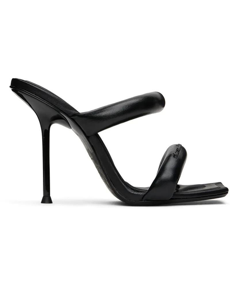 Alexander Wang Black Julie Tubular Heeled Sandals Black