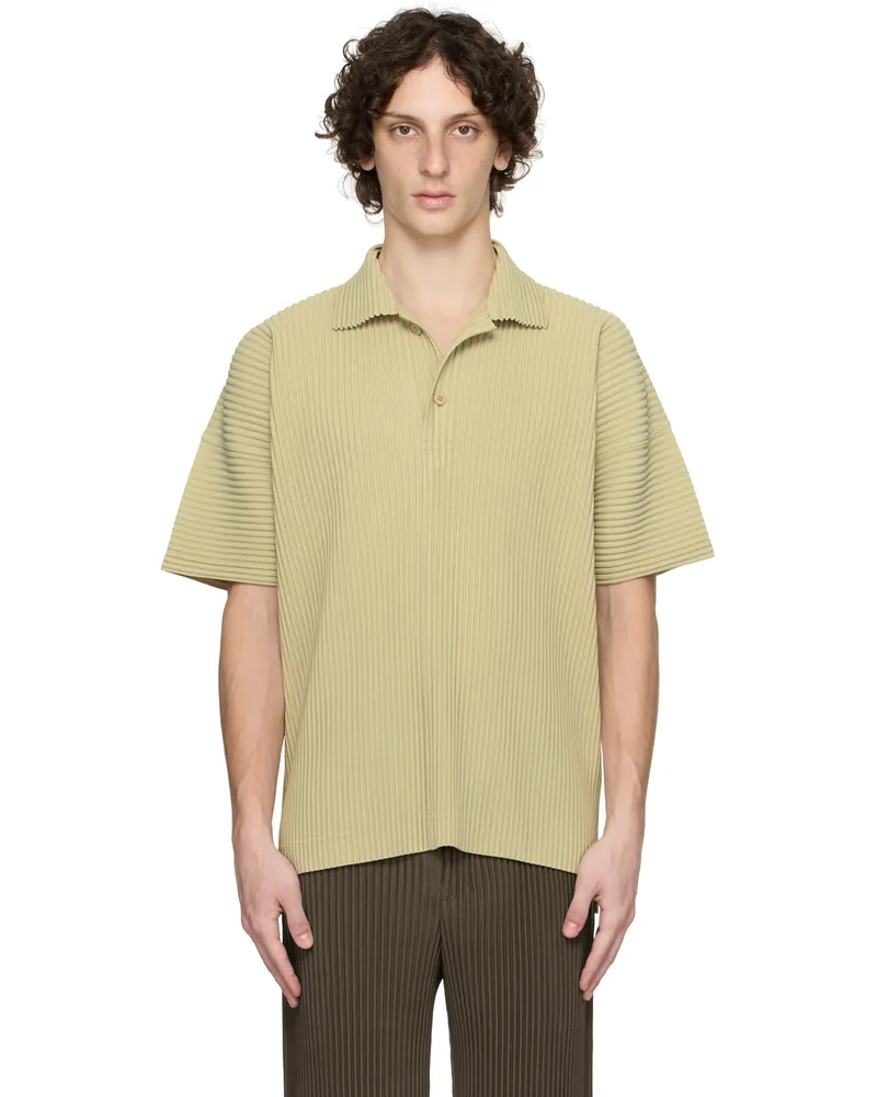 Issey Miyake Green Monthly Color May Polo 42-dry