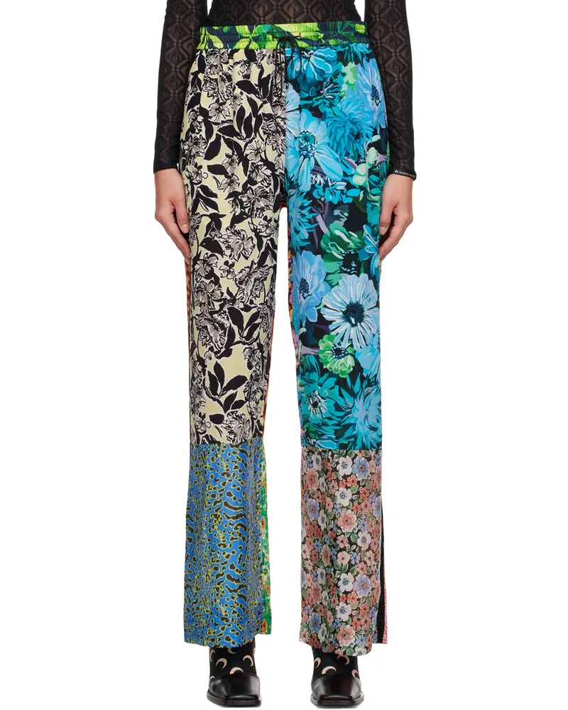 Marine Serre Multicolor Scarves Trousers Mu00