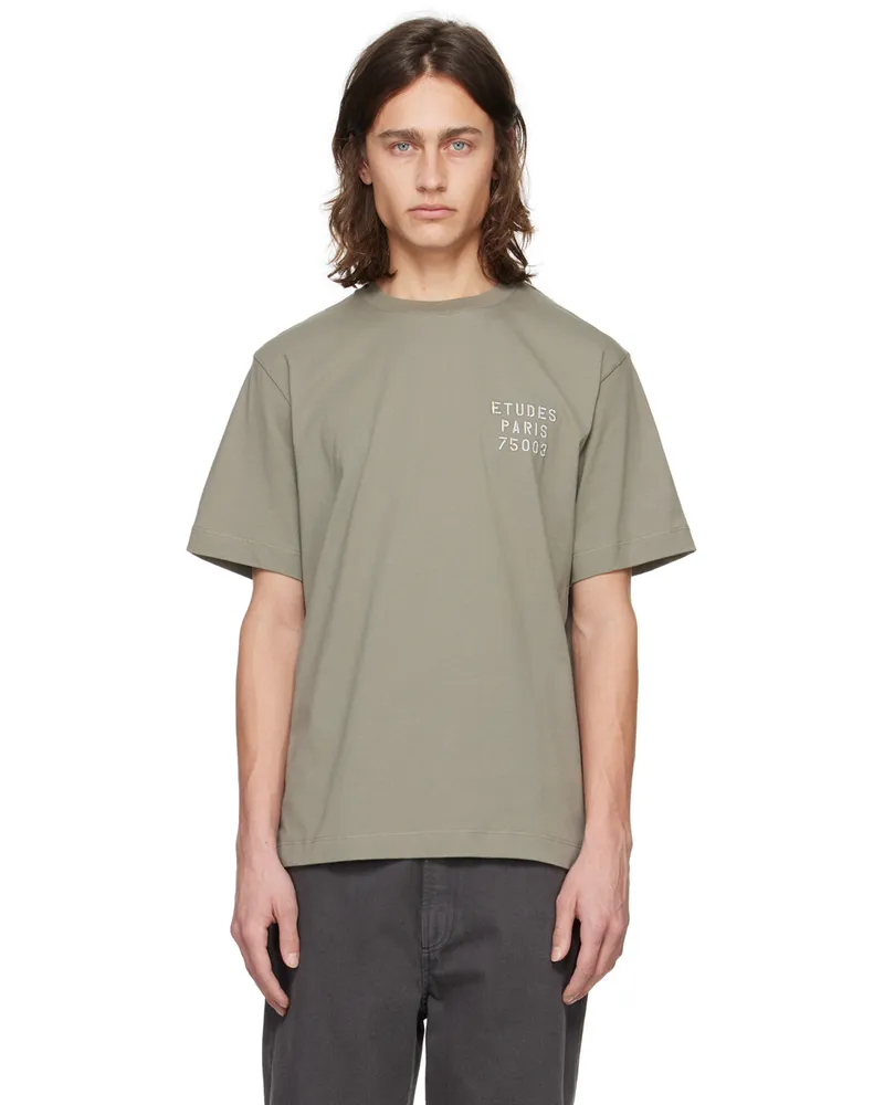 Études Studio Gray Wonder Small Stencil T-Shirt Stencil