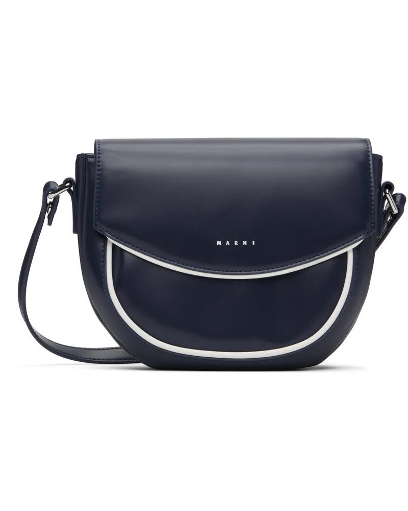 Marni Kids Navy Smile Bag 0m803