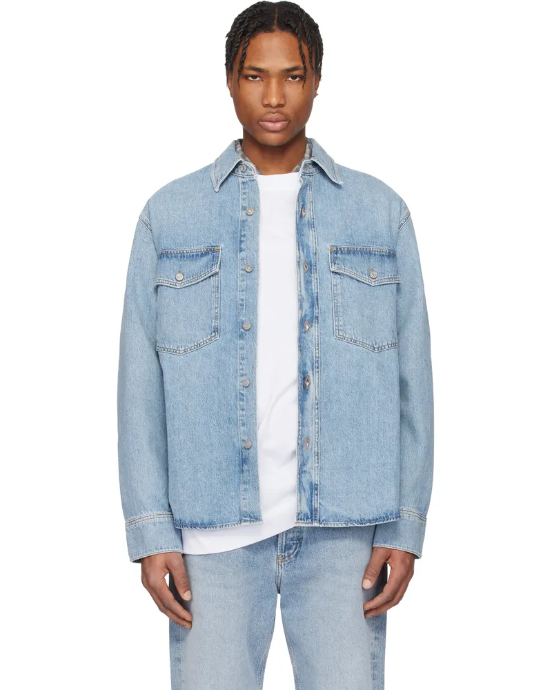 AGOLDE Blue Rafe Denim Shirt Bristol