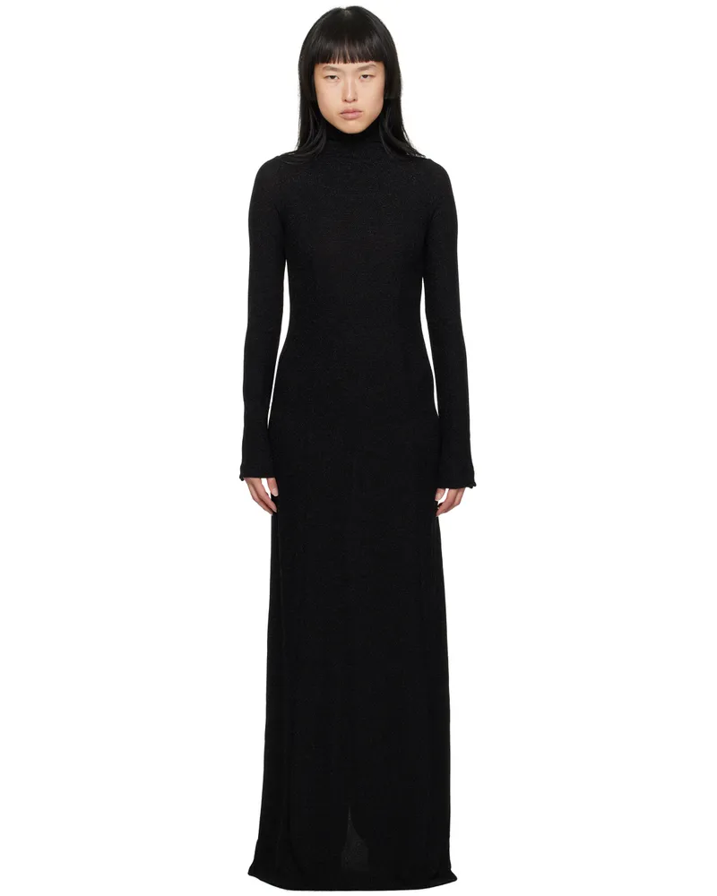 Rag & Bone Black Lilith Maxi Dress Black