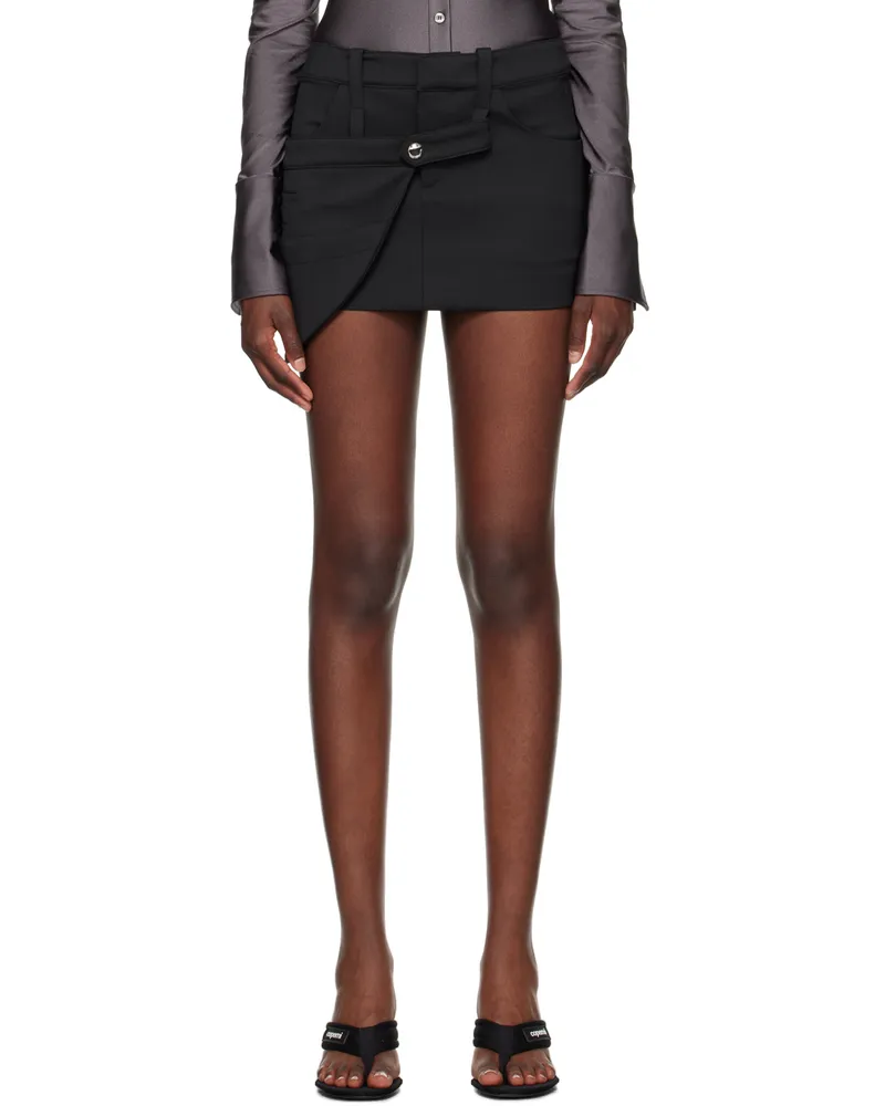 COPERNI Black Utilitary Miniskirt Black