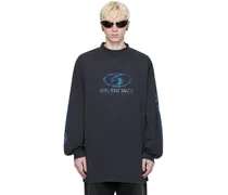 Black Surfer Long Sleeve T-Shirt