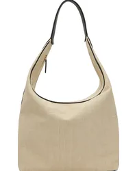 Loulou Studio Beige & Black Ares Tote Black