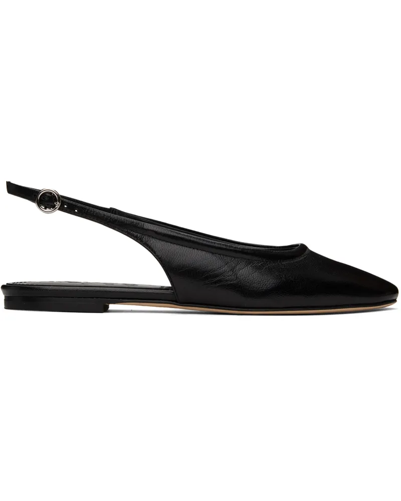 aeyde Black Dani Slippers Black