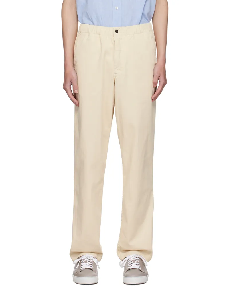 Norse Projects Beige Ezra Trousers Oatmeal