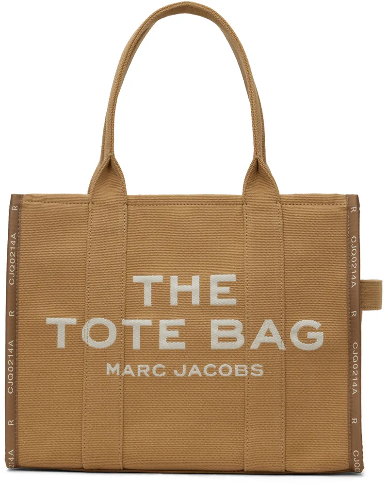 Marc Jacobs Tan 'The Jacquard Large' Tote 230