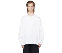 White Bonded Long Sleeve T-Shirt