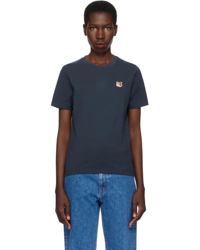 Kitsuné Navy Fox Head Patch Regular T-shirt P476